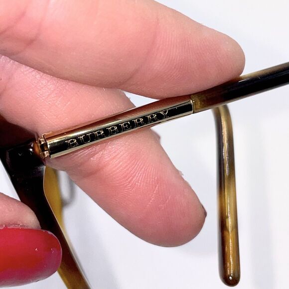 Burberry B2128 3316 Dark Havana Eyeglass Frames Made in Italy 52-16-140 - Picture 8 of 11